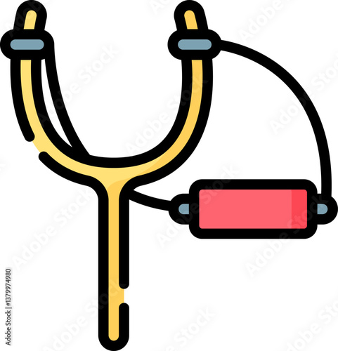 slingshot (2) Illustration on a white background