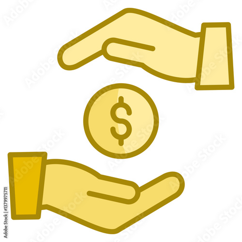 Handover  Icon Element For Design
