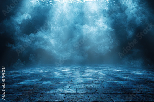 A dramatic spot light backg...