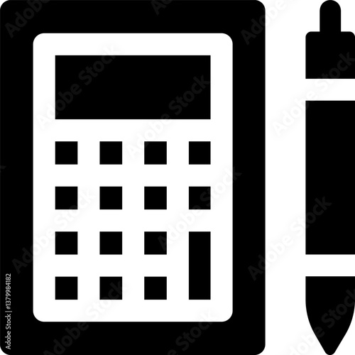 accountant Illustration on a white background