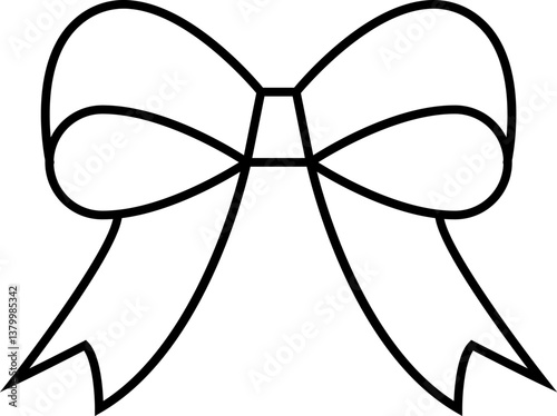 bow tie Illustration on a white background