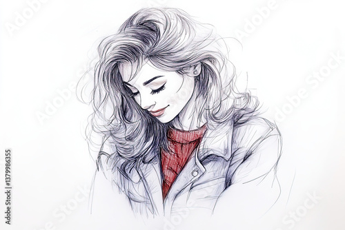 angel sketch