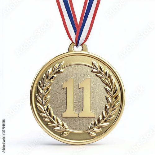 gold medal isolated