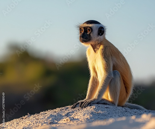 monkey isolated