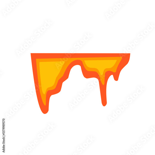 illustration of hot lava