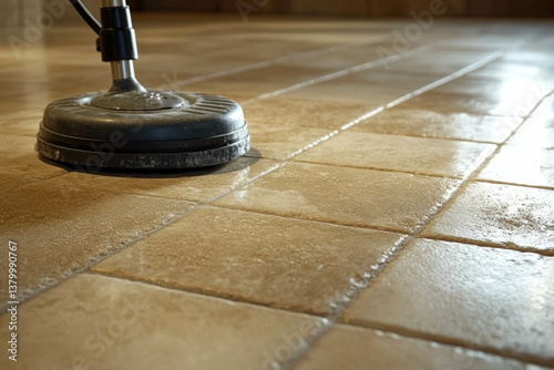 Obraz na płótnie Tile And Grout Cleaning w salonie