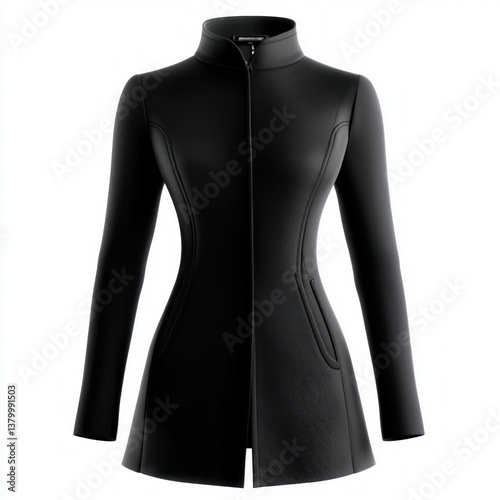 woman coat isolated