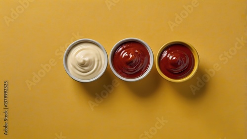 ketchup, mayonnaise
