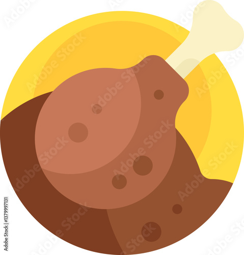 poultry Illustration on a white background.