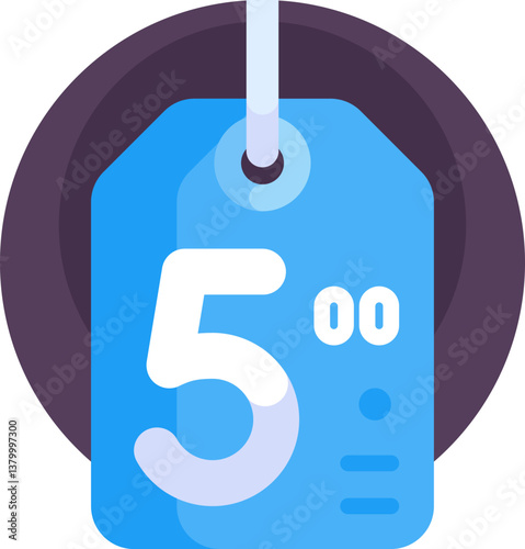 price tag Illustration on a white background.