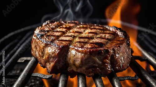 meat on the grill