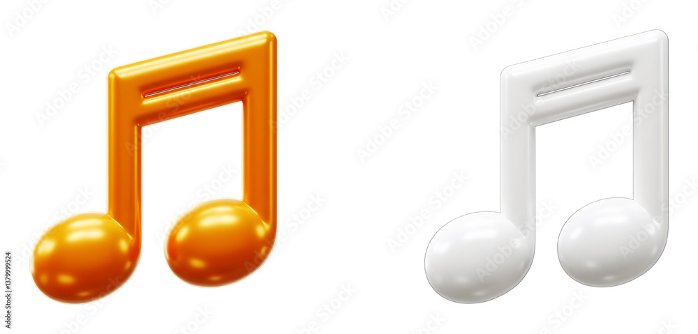 輝く音楽記号セット 輝く音楽記号セット
