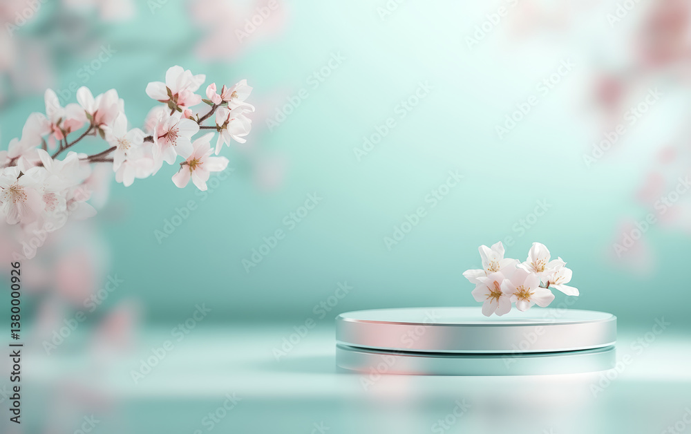 Fresh and natural background of e-commerce product display table
Fresh and natural background of e-commerce product display table
