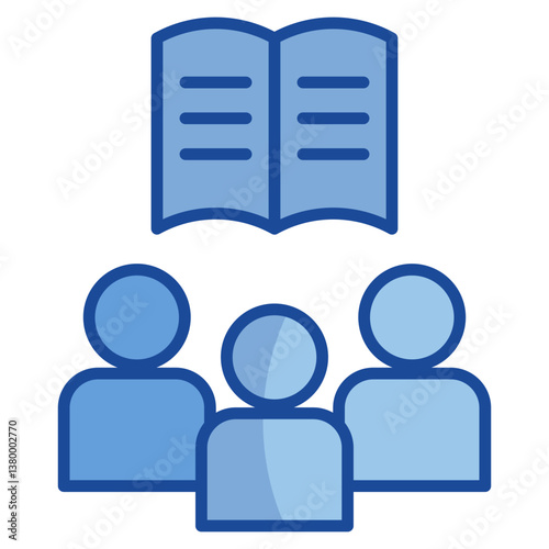 Learning Session  Icon Element For Design