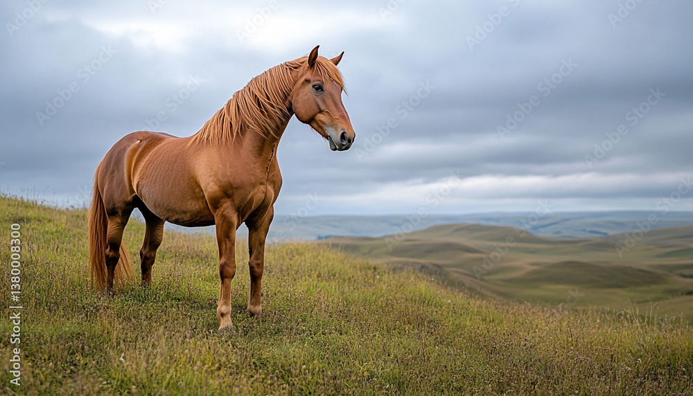 Obraz premium horse in the field