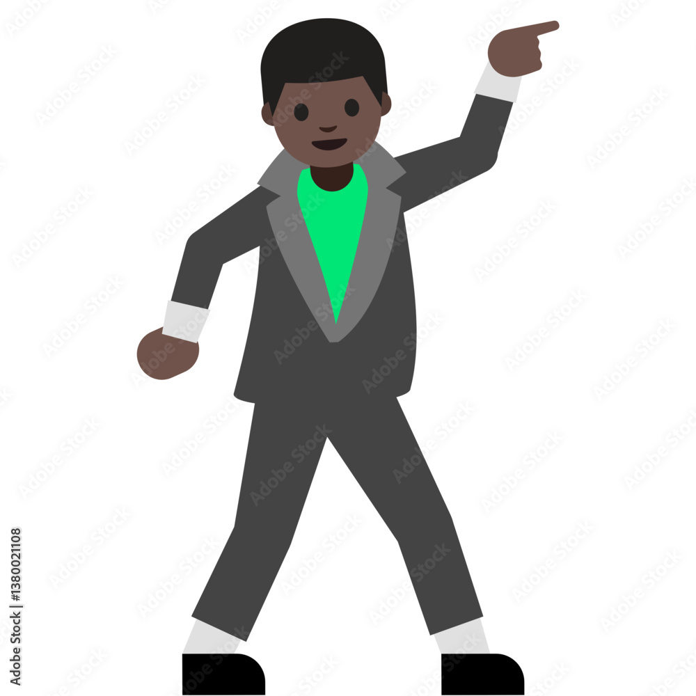 Man Dancing: Dark Skin Tone
Man Dancing: Dark Skin Tone