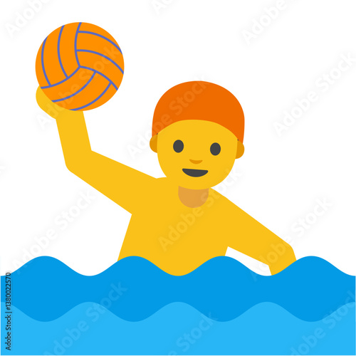 Person Playing Water Polo
