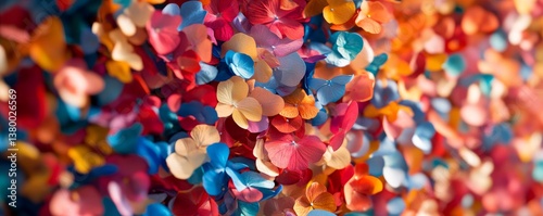 Colorful Petals in a Beautiful Bouquet of Flowers Arrangement