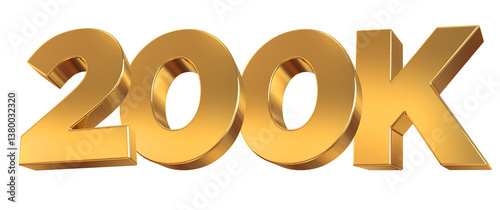 200K Follow Gold