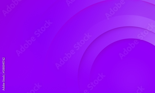 Abstract background of layered purple circles. Abstract high resolution full frame background pattern circular design with copy space.