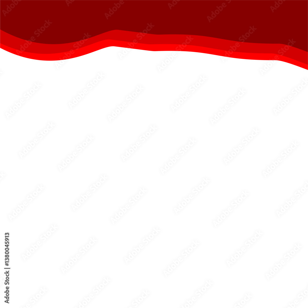 Abstract Red Top Border Page Abstract Red Top Border Page