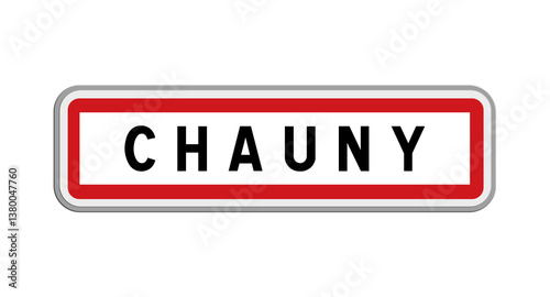 Panneau de Chauny, Aisne, Hauts-de-France