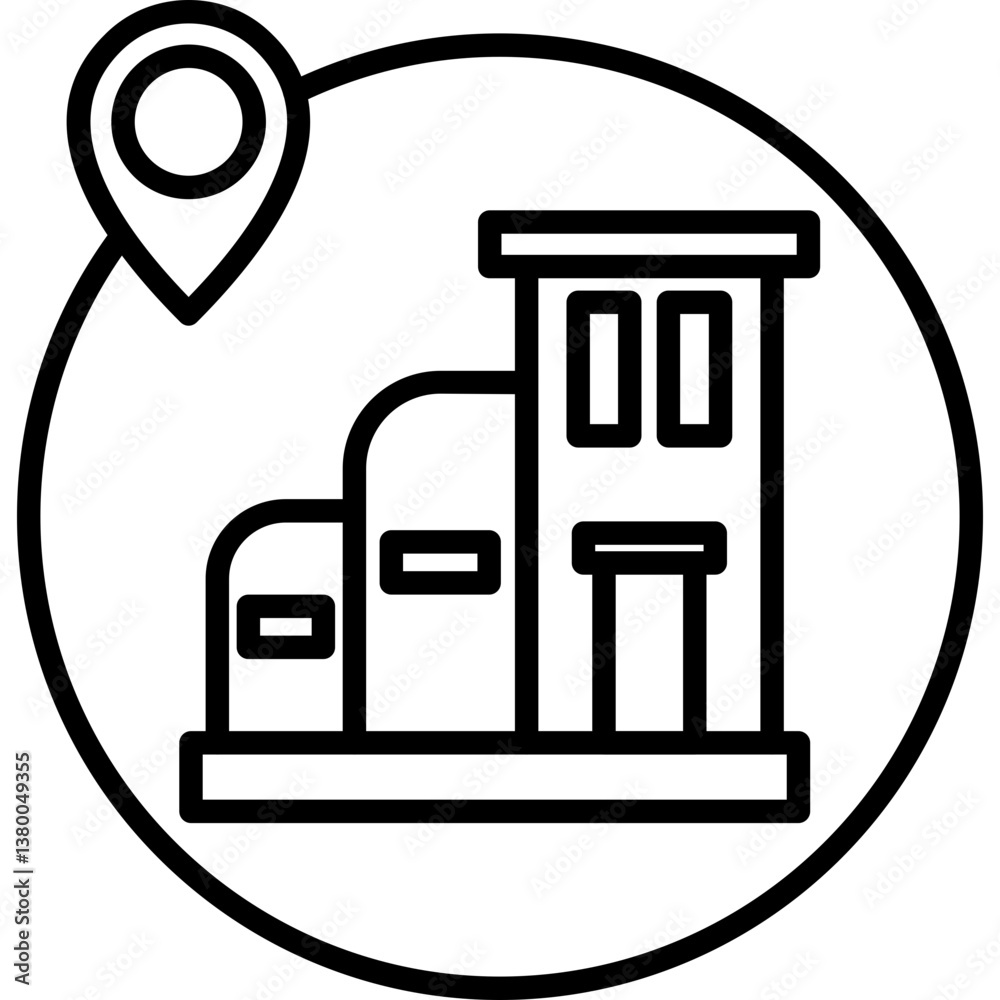 Hyperlocal Icon Hyperlocal Icon
