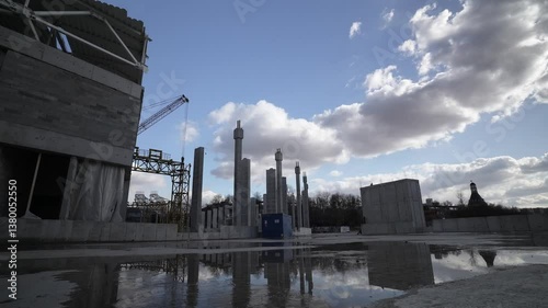 Exploring Urban Industrial Development through the Lens of Water Reflections