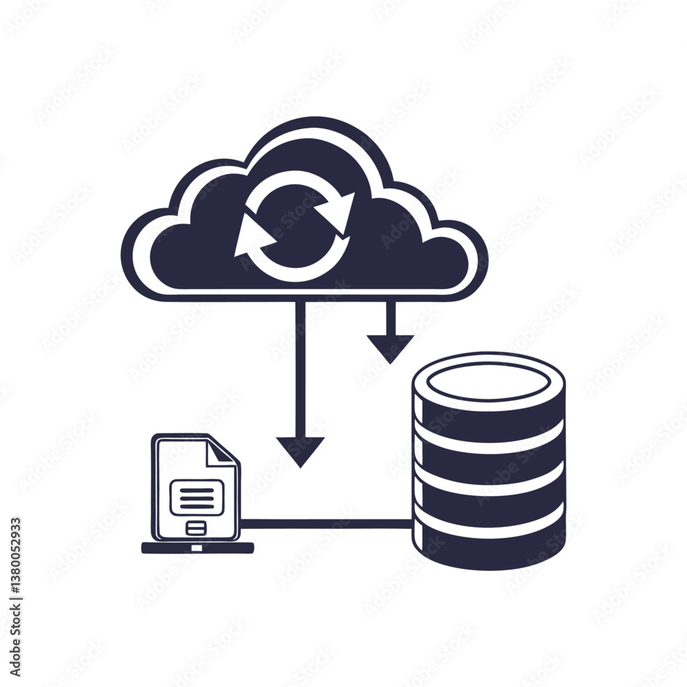 cloud computing concept illustration cloud computing concept illustration