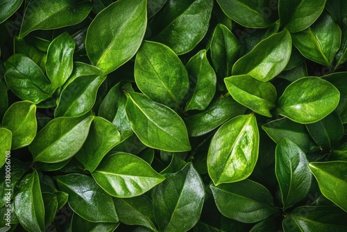 Green Plant Background. Spring Freshness with Young Plants and Leaves on White Background
