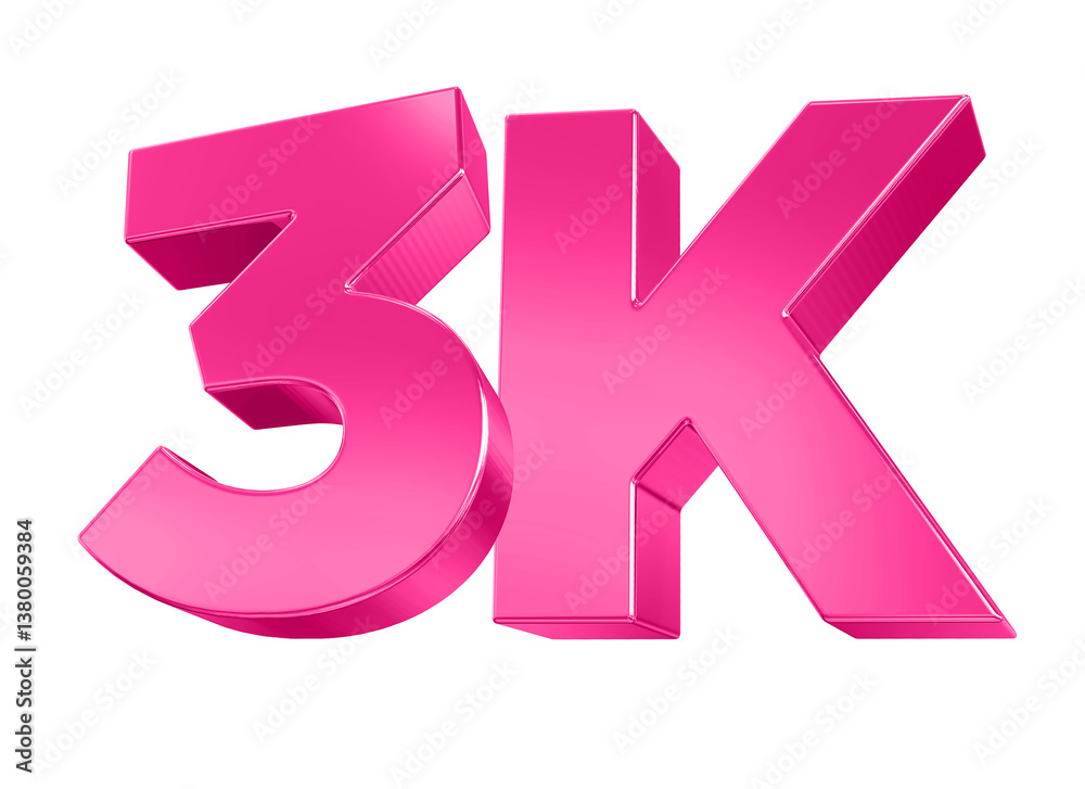 3K Follow Pink 3K Follow Pink