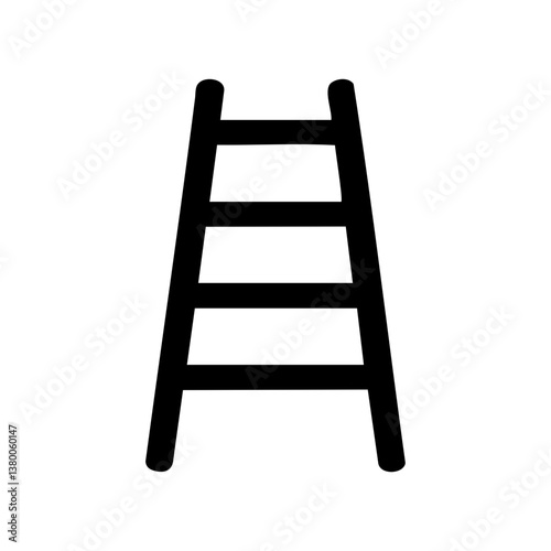 Ladder Icon for Construction or Safety Use