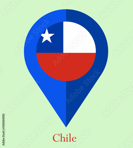 Flag Of Chile, Chile flag, National flag of Chile. map pin flag of Chile. Free Download Flag Of Chile, Chile flag, National flag of Chile. map pin flag of Chile. - GFXLoad