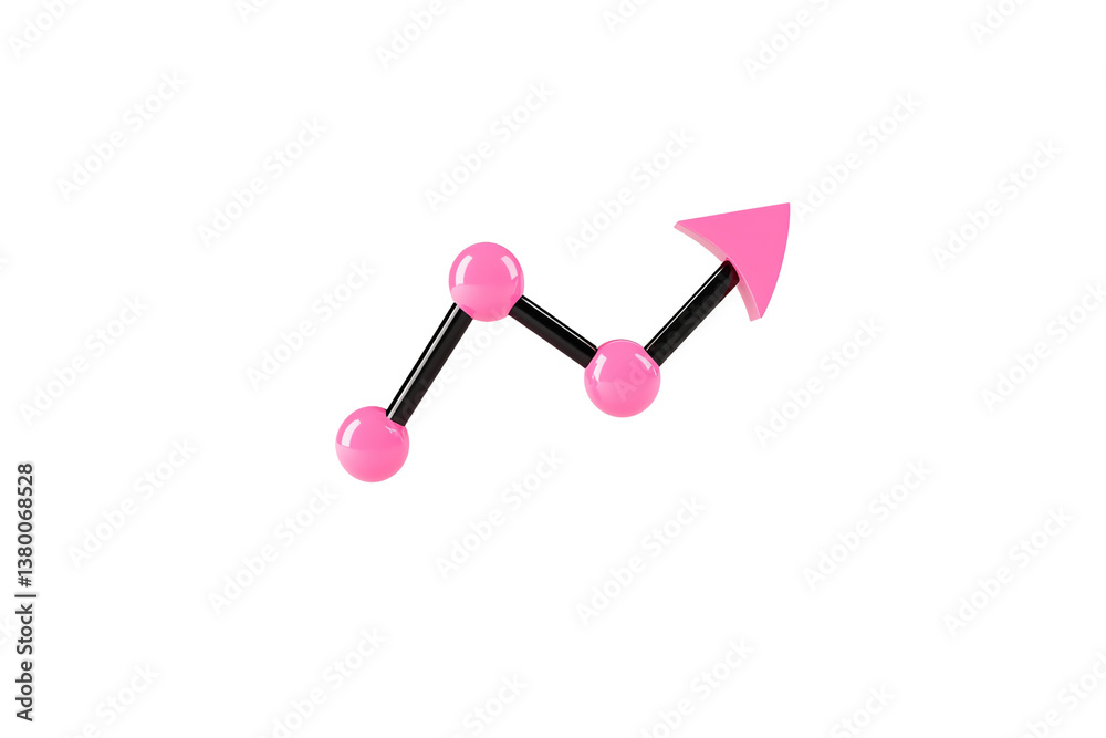 A stylized pink graph with circular nodes and upward-pointing arrow, representing growth and progress. A stylized pink graph with circular nodes and upward-pointing arrow, representing growth and progress.