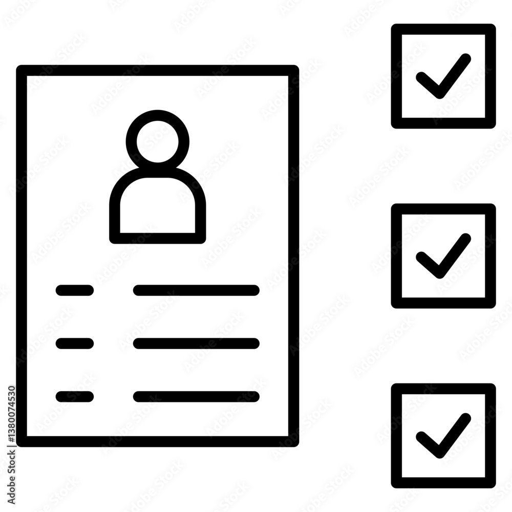 Criteria Icon Element For Design Criteria Icon Element For Design