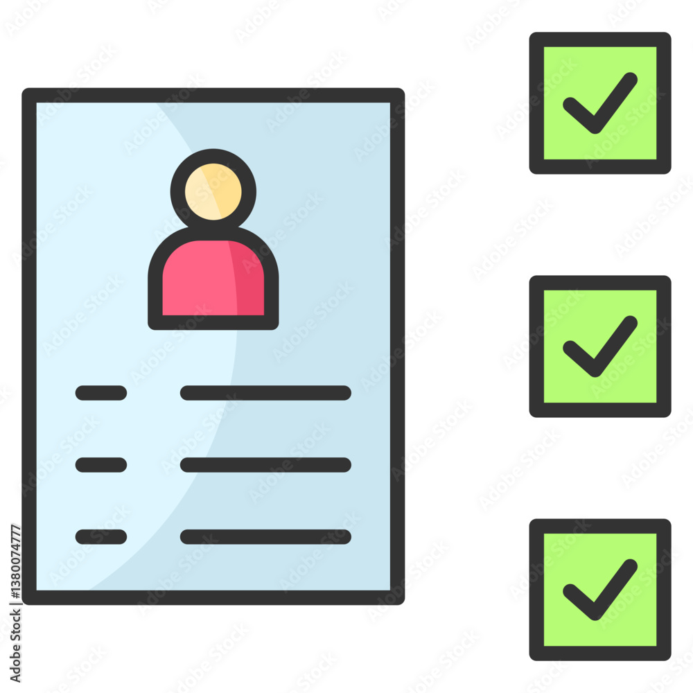 Criteria Icon Element For Design Criteria Icon Element For Design