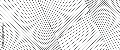 Abstract black and white blend line art background vector. Wallpaper design with wavy line in motion. Illustration for banner, packaging, social media, ads.