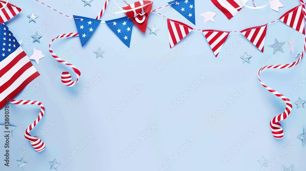 Fototapeta premium Labor Day Light Blue Background: Reflecting Workers' Pure and Resolute Dedication Path with the Clarity of Light Blue