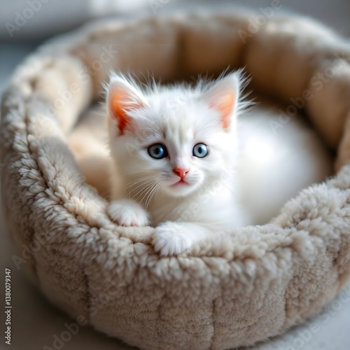 little kitten sleeping