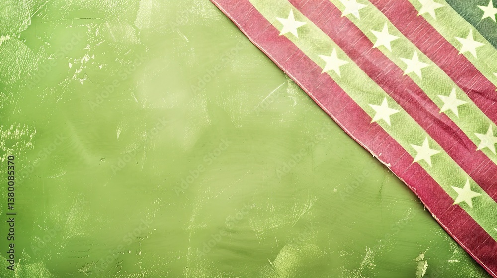 Naklejka premium Labor Day Pink - Green Background: Outlining Workers' Struggle Picture of Vitality and Hope with the Interweaving of Pink and Green