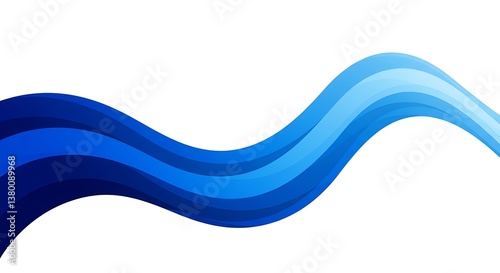 Azure Undulation AI Generated