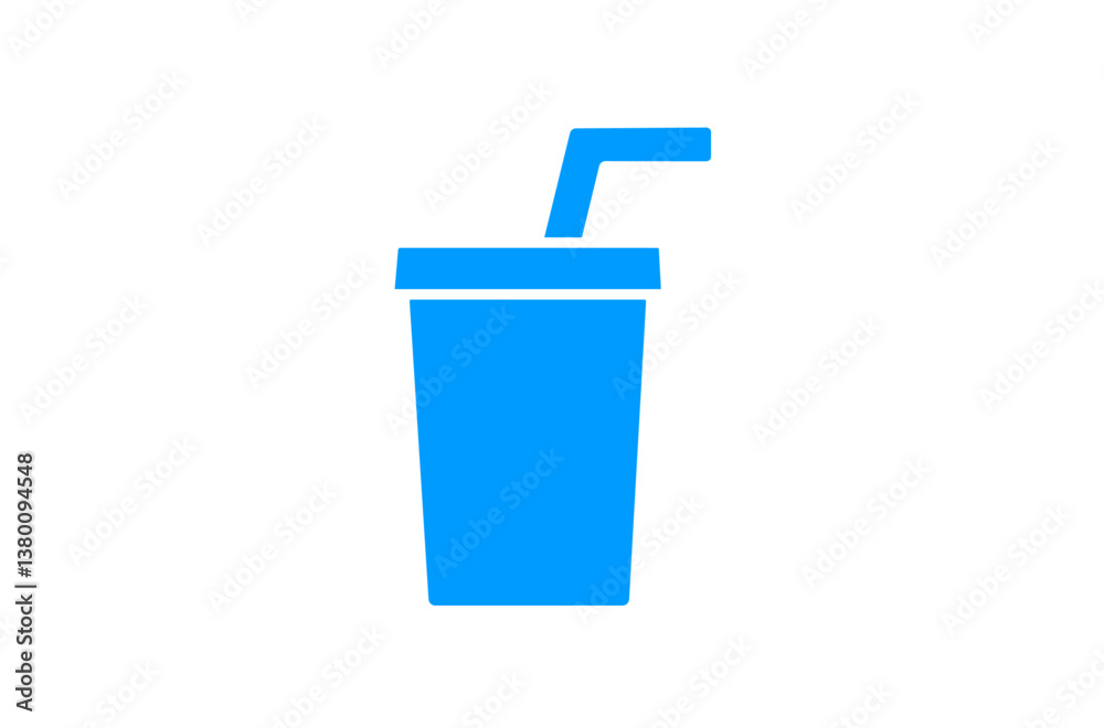 ドリンクのアイコン 水色 ドリンクのアイコン 水色
