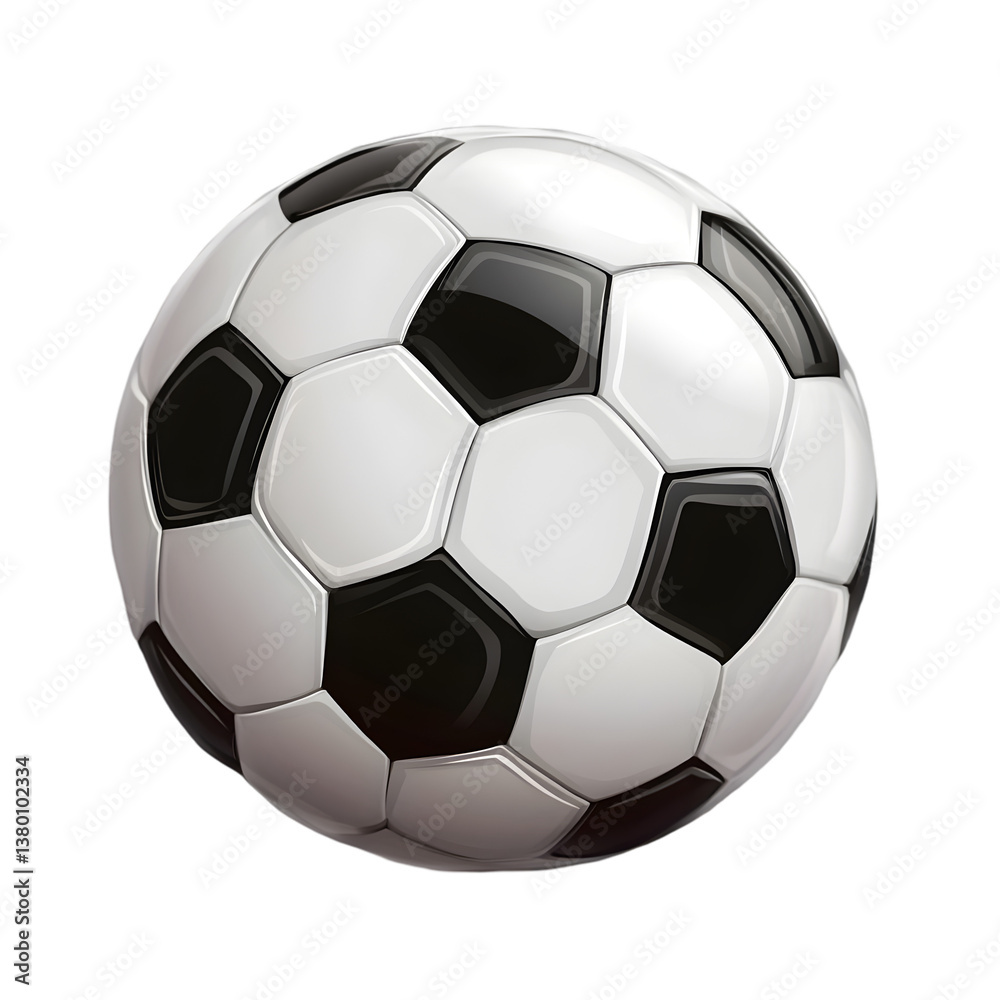 Fototapeta premium soccer ball isolated on white