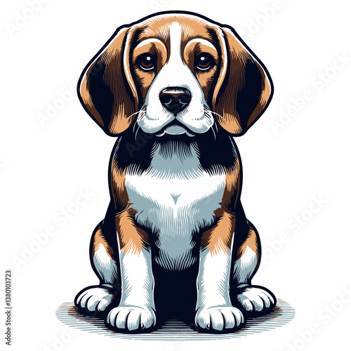 Beagle vector and illustrations