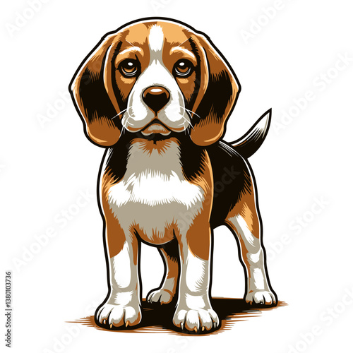 Beagle vector and illustrations