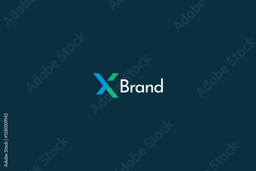 Free Download Modern Letter X logo design idea for band use.  - GFXLoad