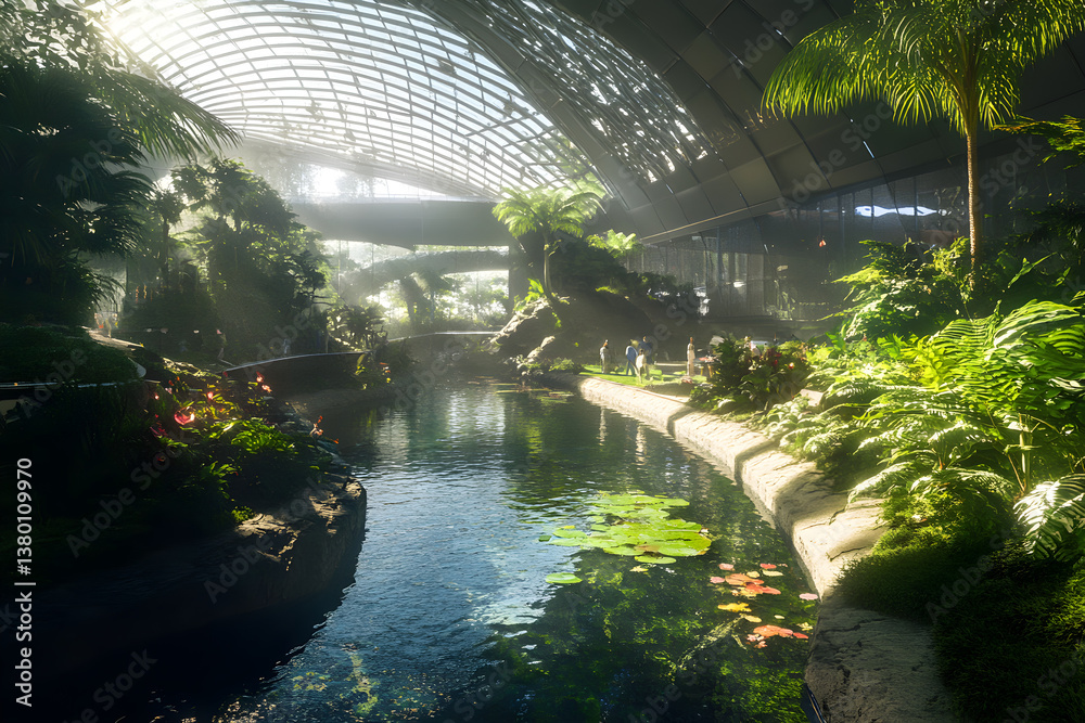 Harmony of Nature and Innovation: A Vision of Utopian Perfection in Peaceful Coexistence