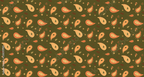 Pattern card of variation wallpaper. Cover rectangle to flowery seamless. Minimal picture of orient curve.