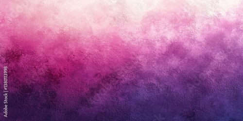 Retro grainy gradient banner background pink purple grain texture magenta glowing light blurred colors poster backdrop design, Generative AI