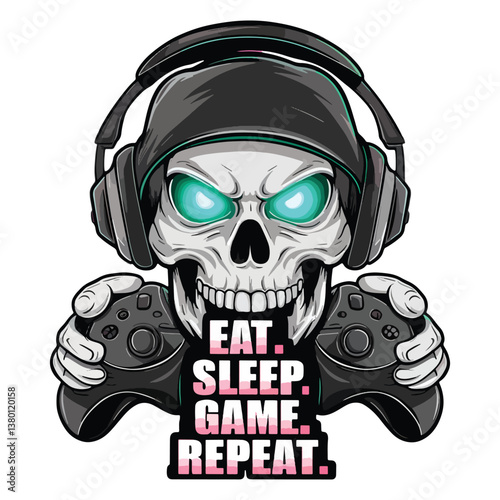 Gaming t shirt design or Gamer  T shirt Vector